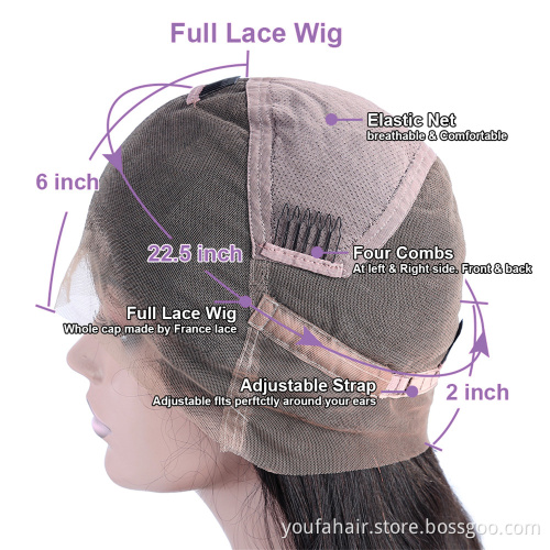 150% 180% Density HD Full Lace Human Hair Wigs For Black Women,Wholesale Brazilian Virgin Hair Transparent Lace Front Wig